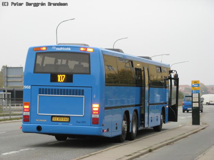 Arriva 2968, Skanderborg St. - Rute 107