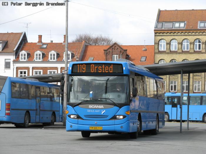 Wulff Bus 3317, Århus Rutebilstation - Rute 119
