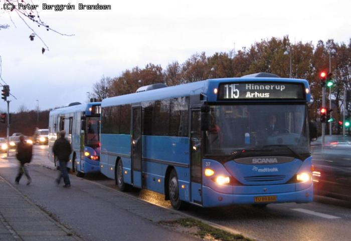 De Grønne Busser 37, Randersvej, Århus - Rute 115
