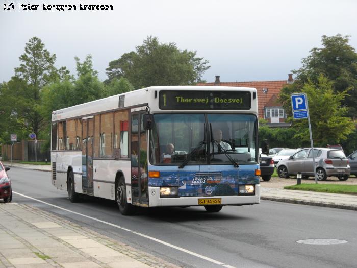 NF Turistbusser 37, Skivevej - Linie 1