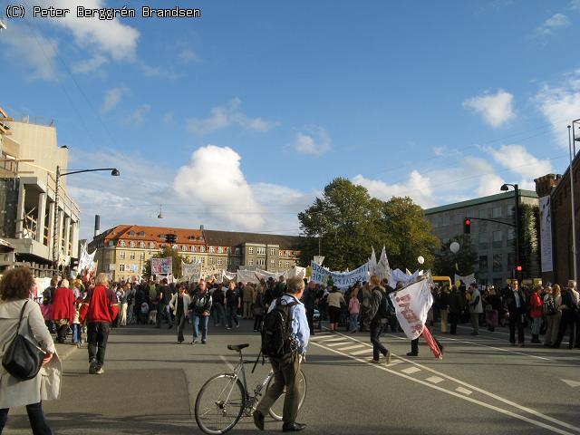 Demonstration på Rådhuspladsen