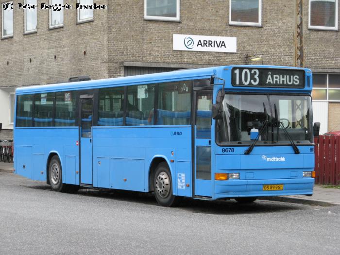 Arriva 8678, Århus Rutebilstation - Rute 103
