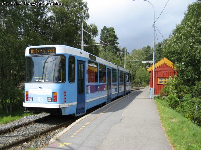 Oslo Sporvognsdrift 113, Ljabru - Linie 18