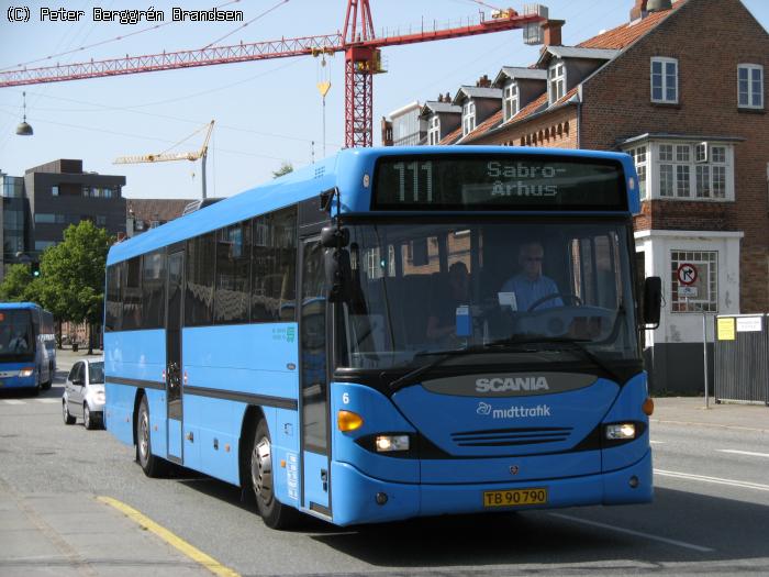 De Grønne Busser 6, Århus Rutebilstation - Rute 111
