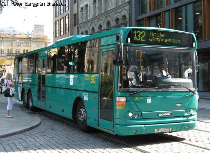 Nettbuss 1605, Stortingsgata - Rute 132