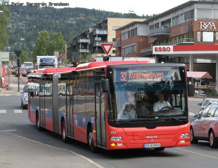 Unibuss 654, Røa - Linie 32

