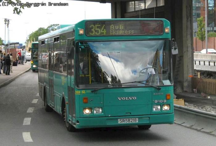 Norgesbuss 288, Helsfyr - Rute 354