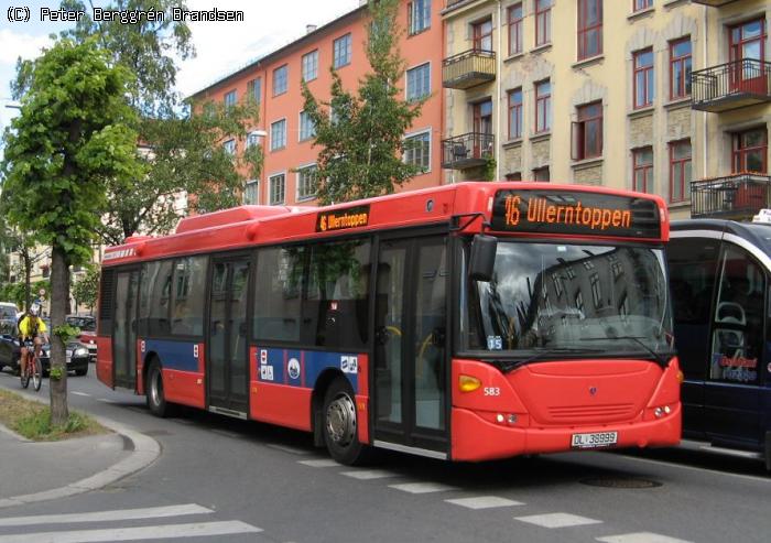 Norgesbuss 583, Kirkeveien - Linie 46