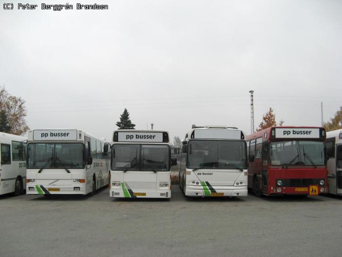 PP Busser XK96870, XE95986, PE92009 & LD92387, Jens Juuls Vej, Viby Indu.