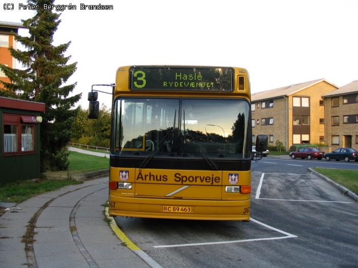 Århus Sporveje 367, Nydamsvej - Linie 3
