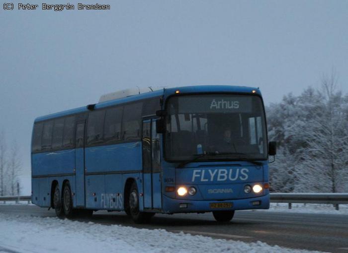 Arriva 8674, Grenåvej, Skæring - Flybus