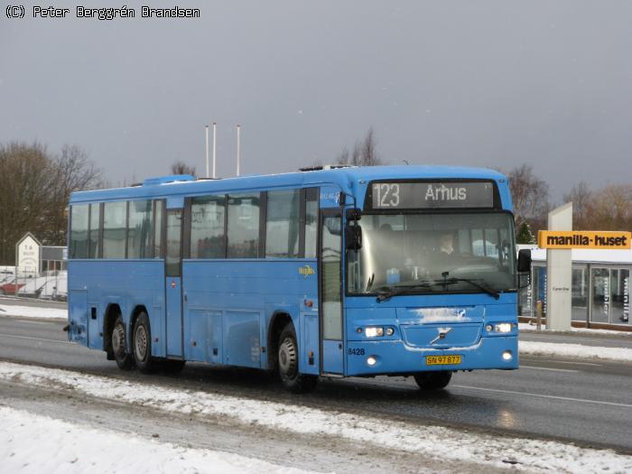 Wulff Bus 8428, Grenåvej, Skæring