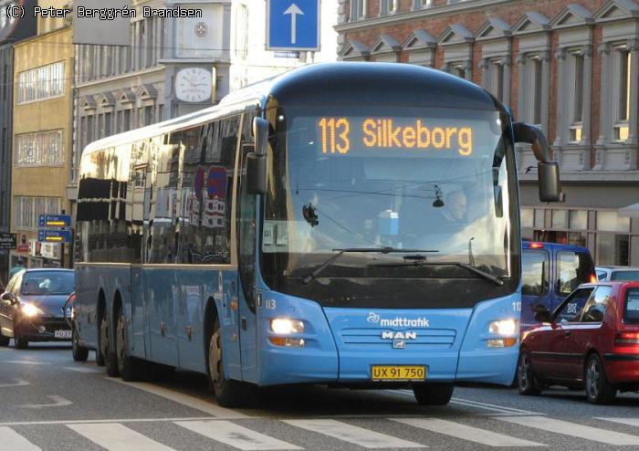 Netbus 113, Sønder Allé, Århus - Rute 113