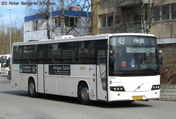 Wulff Bus 2893, Haderslev Busstation - Rute 43
