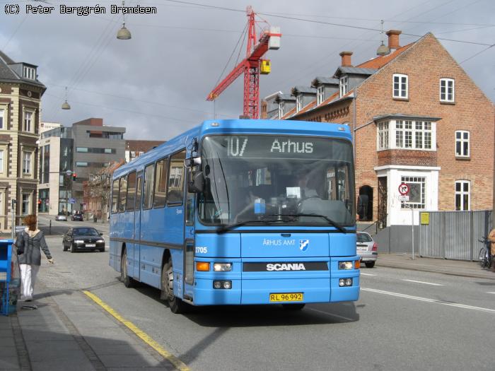 Veolia 2705, Århus Rutebilstation