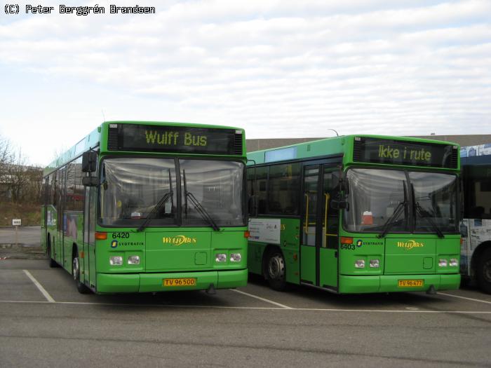 Wulff Bus 6420 & 6403, Garagen i Vejle