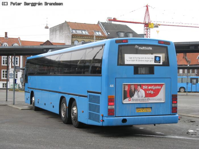 De Grønne Busser 44, Århus Rutebilstation - Rute 114