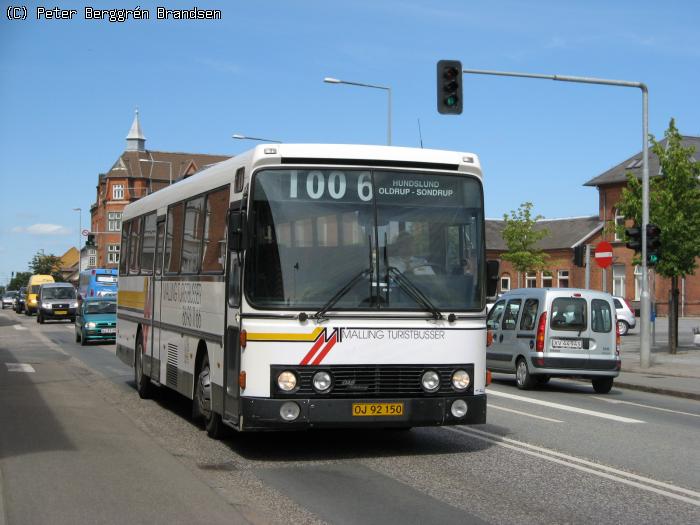 Malling Turistbusser 21, Banegårdsgade, Odder - Rute 1006