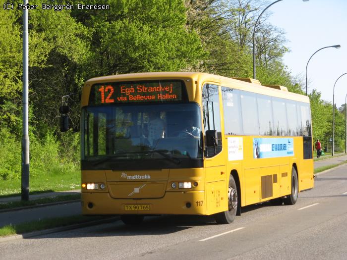 Århus Sporveje 117, Brovej - Linie 12