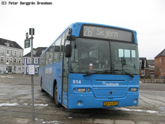 Skjern Bilen 014, Holstebro Rutebilstation - Rute 26