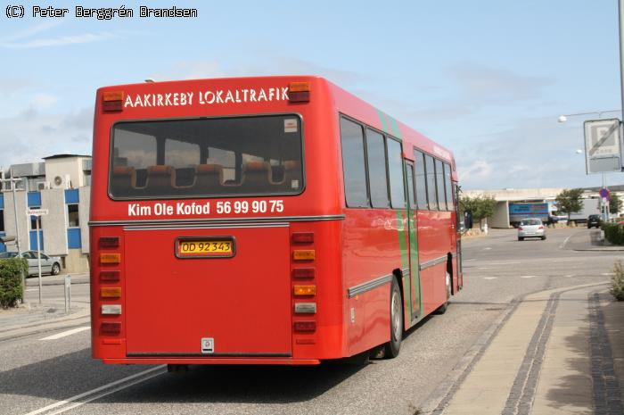 Aakirkeby Lokaltrafik OD92343, Rønne Havn - Rute 7