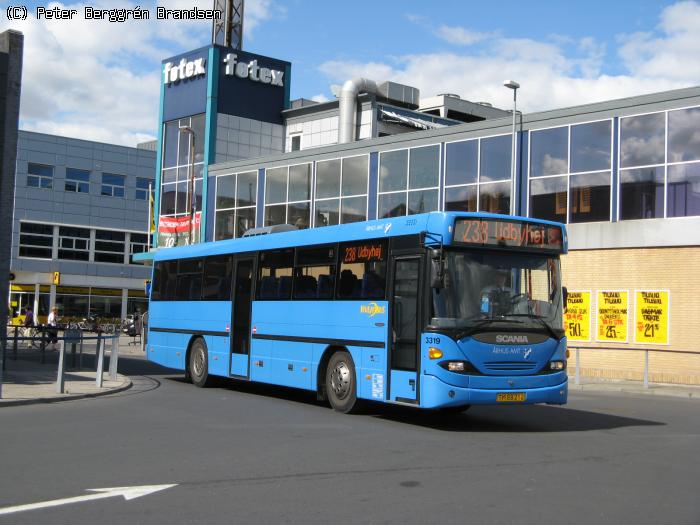 Wulff Bus 3319, Randers Busterminal - Rute 238