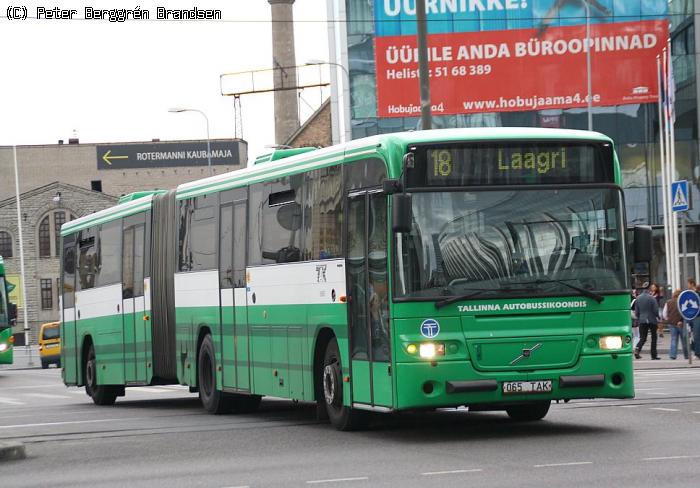 TAK 1065, Viru Keskus, Tallinn - Linie 18