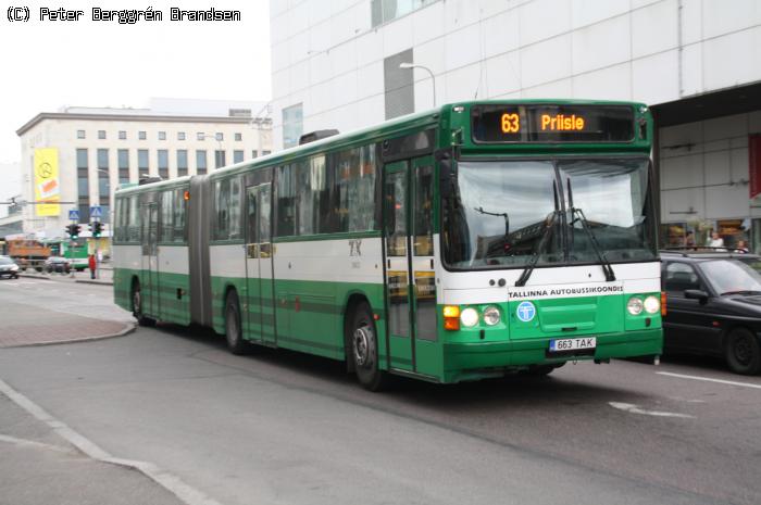 TAK 3663, Viru Keskus, Tallinn - Linie 63