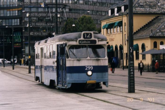 Oslo Sporvognsdrift 299, Aker Brygge - Linie 12