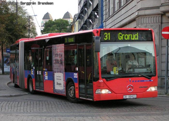 Nexus Trafikk 425, Jernbanetorget - Linie 31
