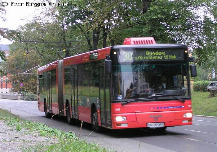 AS Sporveisbussene 969, Storgata - Linie 30