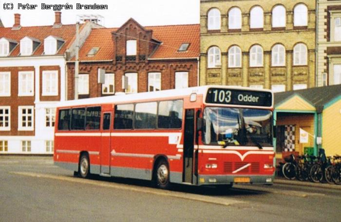 Linjebus 84, Århus Rutebilstation