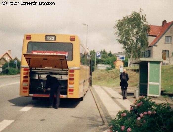 Wulff Bus 211, Nørre Allé, Ebeltoft - Rute 123