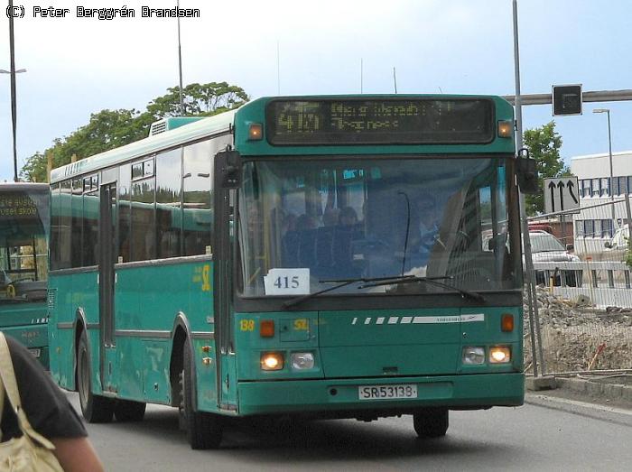 Norgesbuss 138, Helsfyr - Rute 415