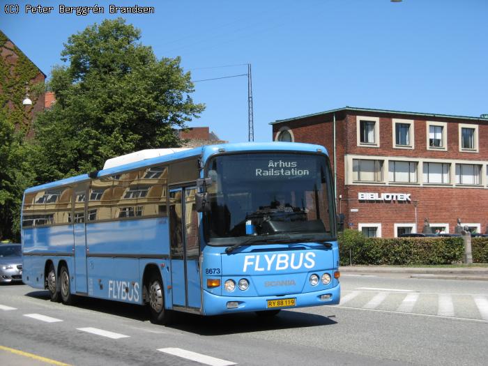Arriva 8673, Vester Allé, Århus - Flybus