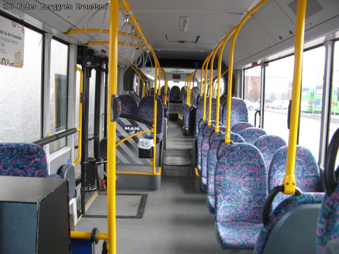 Wulff Bus 3309, Interiør
