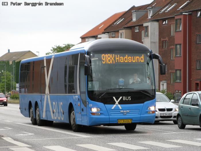 Netbus 119, Stjernepladsen, Århus
