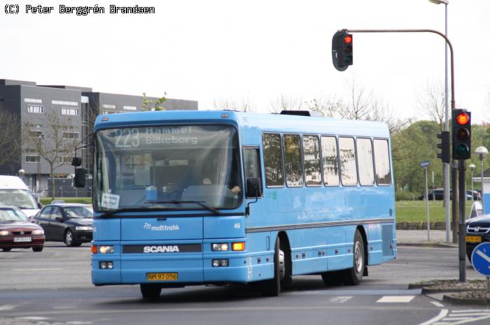 De Grønne Busser 46, Østergrave, Randers - Rute 223