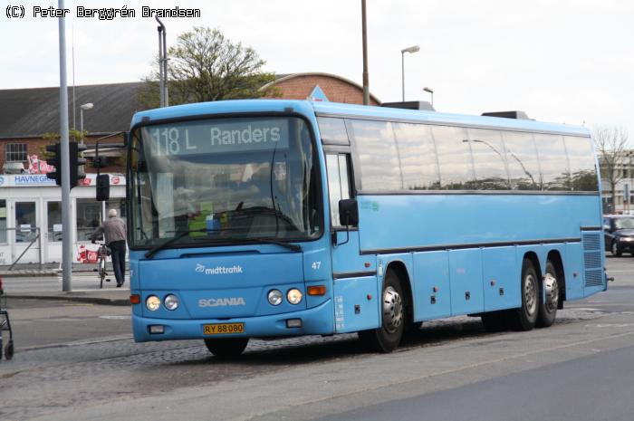 De Grønne Busser 47, Østergrave, Randers - Rute 118L
