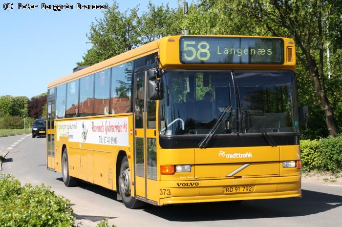 Århus Sporveje 373, Virupvej - Linie 58