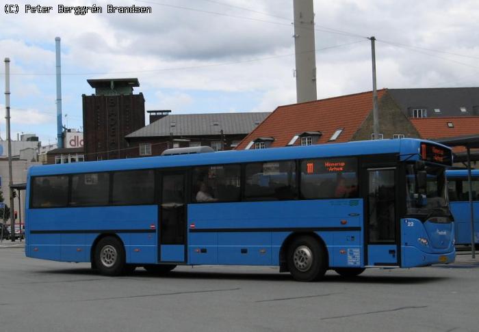 De Grønne Busser 22, Århus Rutebilstation
