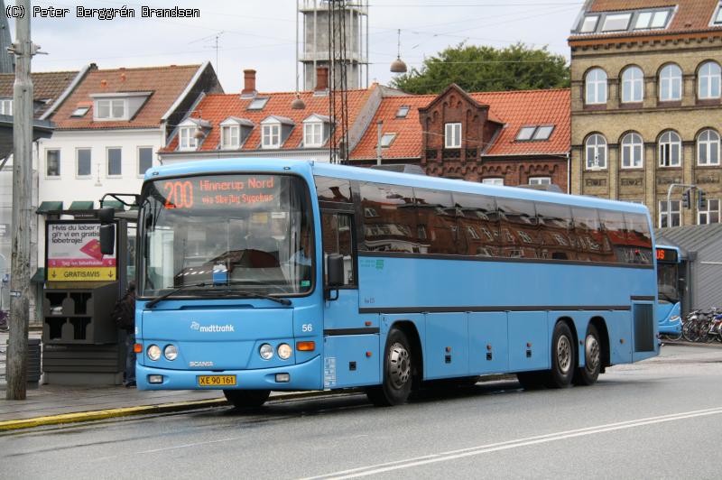 De Grønne Busser 56, Sønder Allé, Århus - Rute 200 FØRSTE DAG