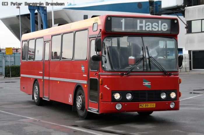 Østbornholms Lokaltrafik "Jane", Rønne Havn - Rute 1