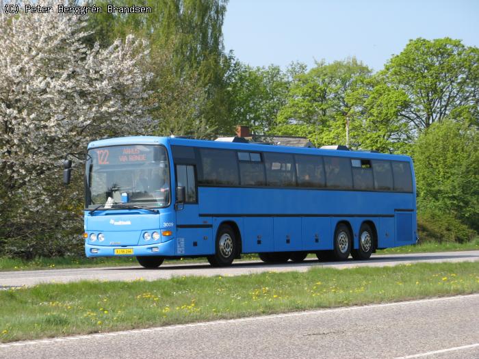 Arriva 3009, Grenåvej mellem Skæring og Skødstrup - Rute 122
