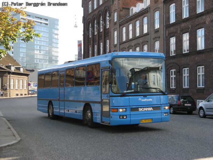 De Grønne Busser 1, Ny Banegårdsgade, Århus - Rute 114
