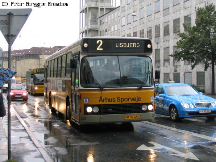 Århus Sporveje 281, Park Allé