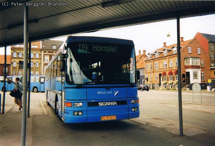 Wulff Bus 241, Århus Rutebilstation